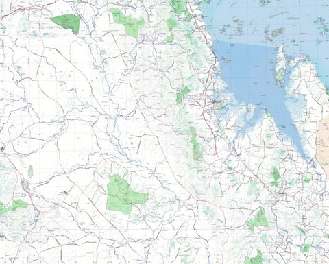 Getlost Map SF5512 ST LAWRENCE Australia Touring Map V15 1:250,000