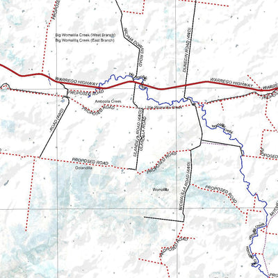 Getlost Map SG5511 MITCHELL Australia Touring Map V15 1:250,000