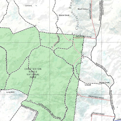 Getlost Map SG5511 MITCHELL Australia Touring Map V15 1:250,000