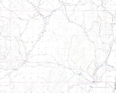 Getlost Map SG5416 THARGOMINDAH Australia Touring Map V15 1:250,000