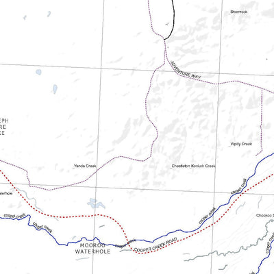 Getlost Map SG5415 DURHAM DOWNS Australia Touring Map V15 1:250,000