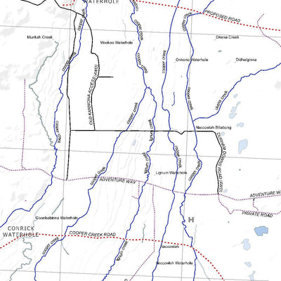 Getlost Map SG5415 DURHAM DOWNS Australia Touring Map V15 1:250,000