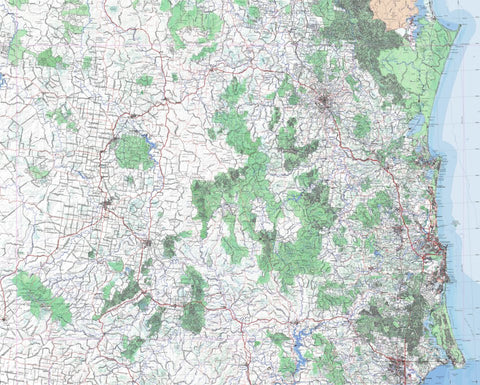 Getlost Map SG5610 GYMPIE Australia Touring Map V15 1:250,000