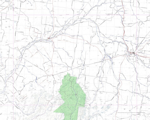 Getlost Map SG5501 BLACKALL Australia Touring Map V15 1:250,000