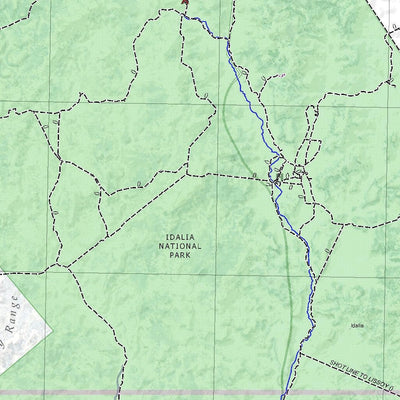 Getlost Map SG5501 BLACKALL Australia Touring Map V15 1:250,000