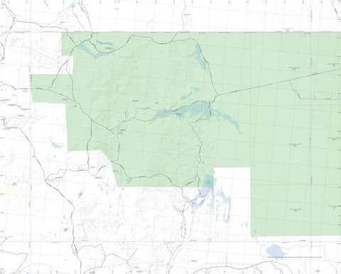 Getlost Map SG5311 DALHOUSIE Australia Touring Map V15 1:250,000