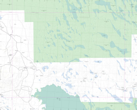 Getlost Map SG5316 NOOLYEANA Australia Touring Map V15 1:250,000