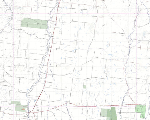 Getlost Map SG5514 WYANDRA Australia Touring Map V15 1:250,000