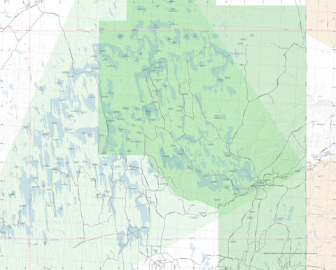 Getlost Map SG5414 INNAMINCKA Australia Touring Map V15 1:250,000