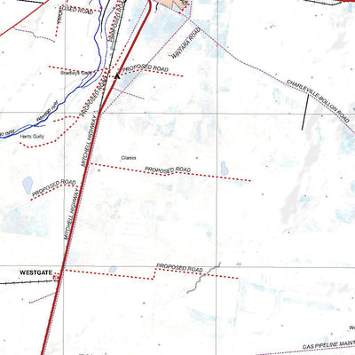 Getlost Map SG5510 CHARLEVILLE Australia Touring Map V15 1:250,000