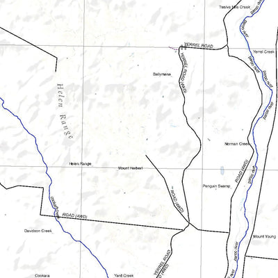 Getlost Map SG5513 TOOMPINE Australia Touring Map V15 1:250,000