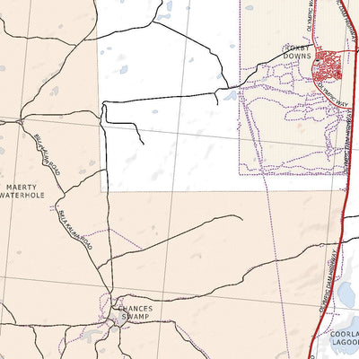 Getlost Map SH5312 ANDAMOOKA Australia Touring Map V15 1:250,000