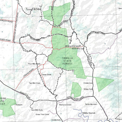 Getlost Map SG5605 MUNDUBBERA Australia Touring Map V15 1:250,000