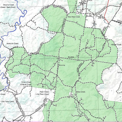 Getlost Map SG5605 MUNDUBBERA Australia Touring Map V15 1:250,000