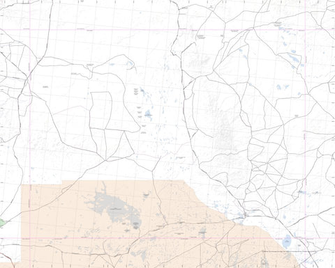 Getlost Map SH5303 WARRINA Australia Touring Map V15 1:250,000