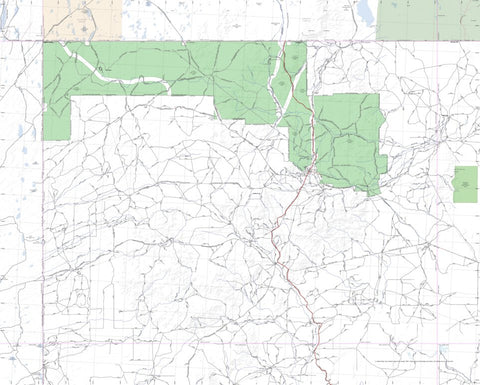 Getlost Map SH5407 MILPARINKA Australia Touring Map V15 1:250,000