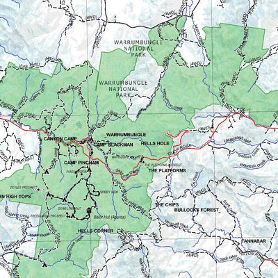 Getlost Map SH5516 GILGANDRA Australia Touring Map V15 1:250,000