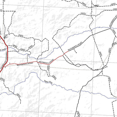 Getlost Map SH5415 BROKEN HILL Australia Touring Map V15 1:250,000