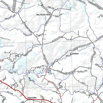 Getlost Map SH5605 INVERELL Australia Touring Map V15 1:250,000