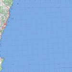 Getlost Map SH5611 COFFS HARBOUR Australia Touring Map V15 1:250,000