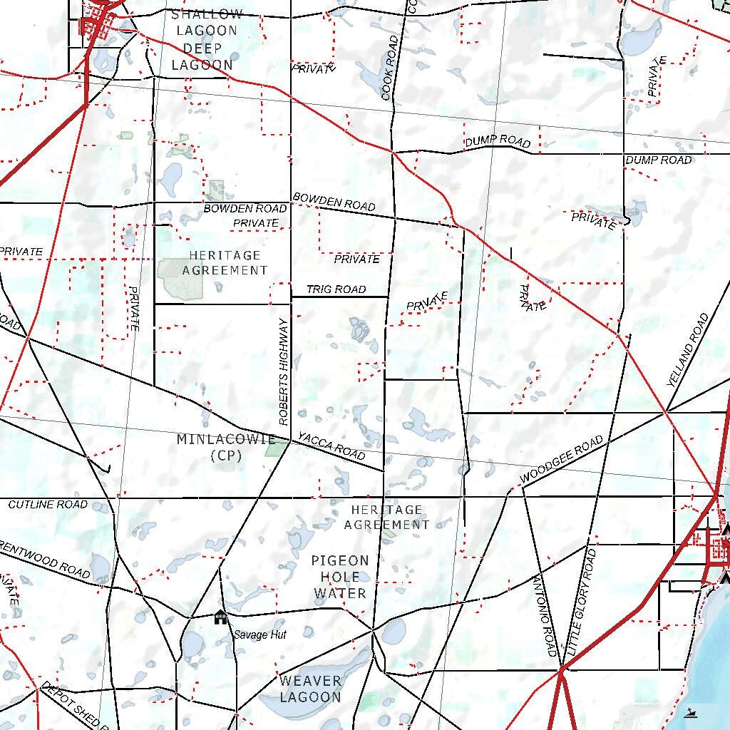 Getlost Map SI5312 MAITLAND Australia Touring Map V15 1250,000 by