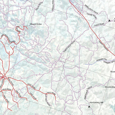 Getlost Map SI5002 PINJARRA Australia Touring Map V15 1:250,000