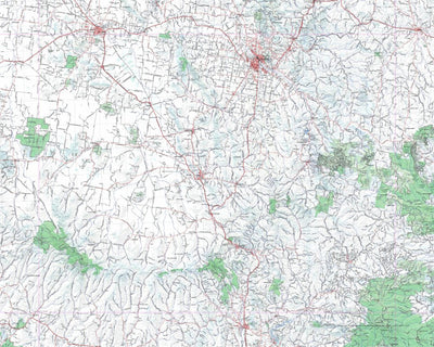 Getlost Map SH5613 TAMWORTH Australia Touring Map V15 1:250,000