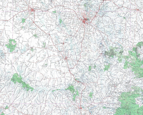 Getlost Map SH5613 TAMWORTH Australia Touring Map V15 1:250,000