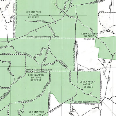 Getlost Map SH5506 ENNGONIA Australia Touring Map V15 1:250,000