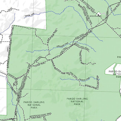 Getlost Map SH5412 WHITE CLIFFS Australia Touring Map V15 1:250,000