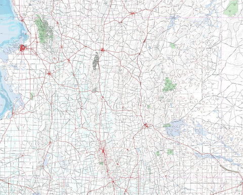 Getlost Map SI5405 BURRA Australia Touring Map V15 1:250,000