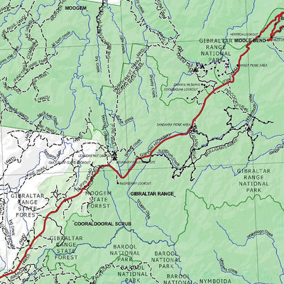 Getlost Map SH5606 GRAFTON Australia Touring Map V15 1:250,000