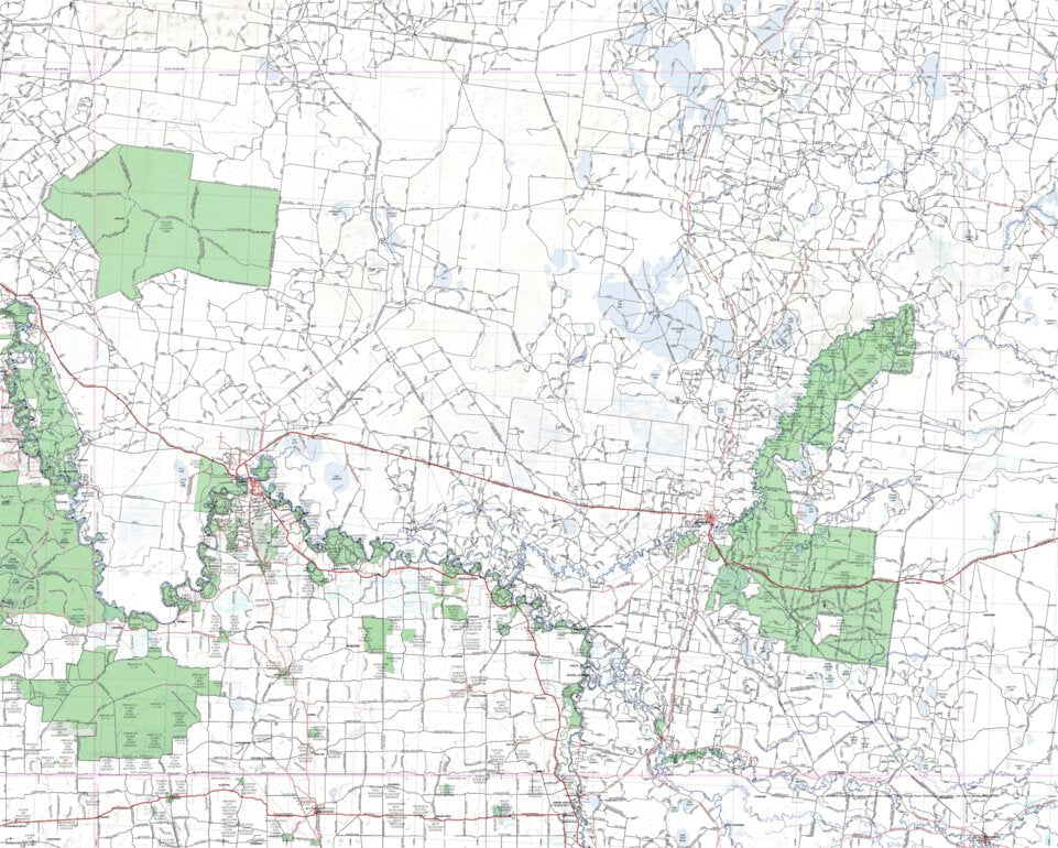 Getlost Map SI5412 BALRANALD Australia Touring Map V15 1250,000 by