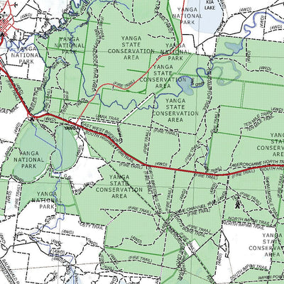 Getlost Map SI5412 BALRANALD Australia Touring Map V15 1:250,000