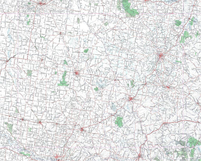 Getlost Map SI5511 COOTAMUNDRA Australia Touring Map V15 1:250,000