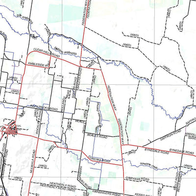 Getlost Map SI5514 JERILDERIE Australia Touring Map V15 1:250,000