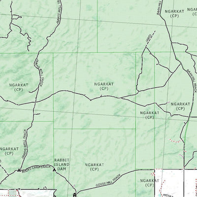 Getlost Map SI5414 PINNAROO Australia Touring Map V15 1:250,000