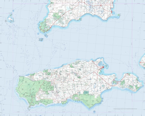 Getlost Map SI5316 KINGSCOTE Australia Touring Map V15 1:250,000