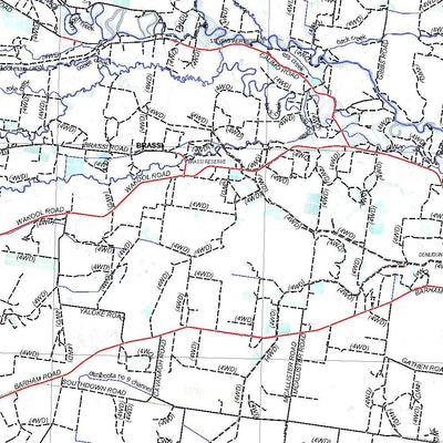 Getlost Map SI5513 DENILIQUIN Australia Touring Map V15 1:250,000