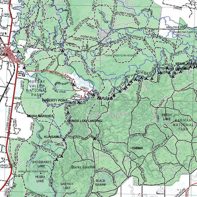 Getlost Map SI5513 DENILIQUIN Australia Touring Map V15 1:250,000