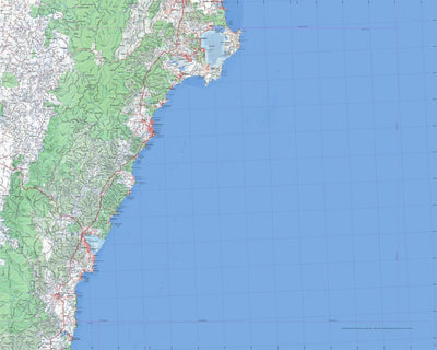 Getlost Map SI5613 ULLADULLA Australia Touring Map V15 1:250,000