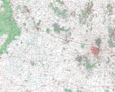 Getlost Map SJ5408 BALLARAT Australia Touring Map V15 1:250,000
