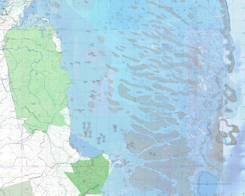 Getlost Map SC5416 ORFORD BAY Australia Touring Map V15 1:250,000