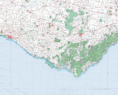 Getlost Map SJ5412 COLAC Australia Touring Map V15 1:250,000