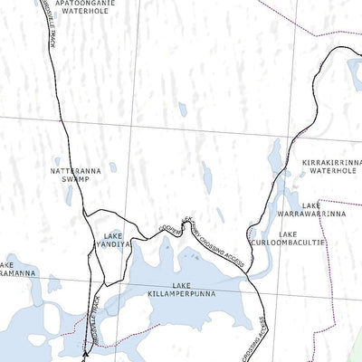 Getlost Map SH5401 KOPPERAMANNA Australia Touring Map V15 1:250,000