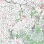 Getlost Map SJ5502 WANGARATTA Australia Touring Map V15 1:250,000
