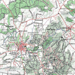 Getlost Map SJ5502 WANGARATTA Australia Touring Map V15 1:250,000