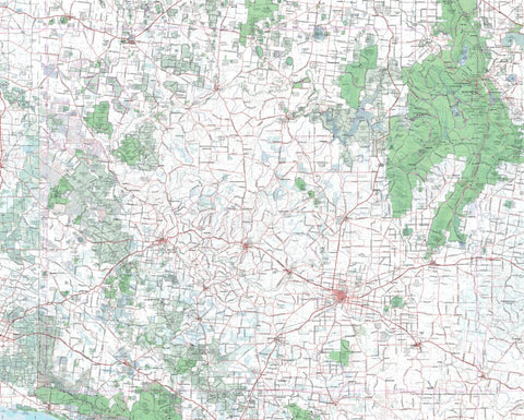 Getlost Map SJ5407 HAMILTON Australia Touring Map V15 1:250,000