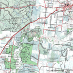 Getlost Map SJ5407 HAMILTON Australia Touring Map V15 1:250,000