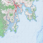 Getlost Map SK5508 HOBART Australia Touring Map V15 1:250,000
